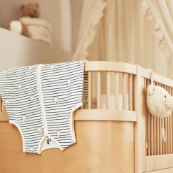 Jollein Gigoteuse gaze de coton Miffy Stripe Navy TOG 0,5 (3-6 mois)