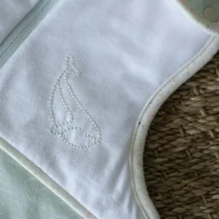 Clearance Gigoteuse légère Au Large de Nova vert d'eau et blanc (65cm) Gigoteuse Été