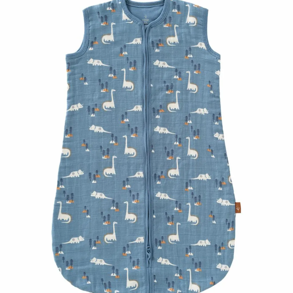 Fresk Gigoteuse légère double gaze de coton Dino (0-6 mois)