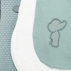 Nattou Gigoteuse légère en coton vert sauge Luna & Axel TOG 0,5 (60 cm)