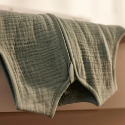 Jollein Gigoteuse légère en gaze de coton Sea Green TOG 0,5 (6-18 mois)