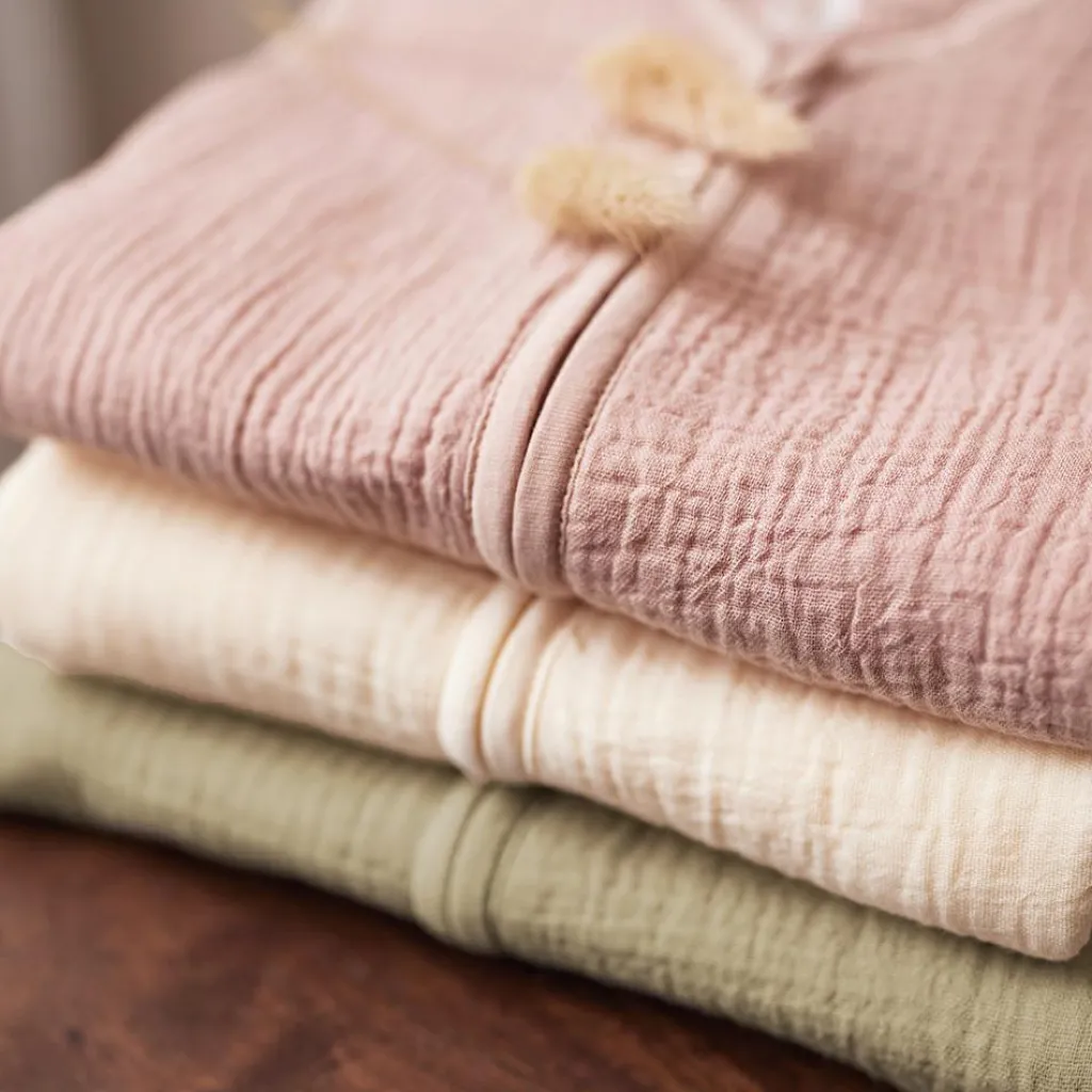 Jollein Gigoteuse légère gaze de coton Olive Green TOG 0,5 (6-18 mois)