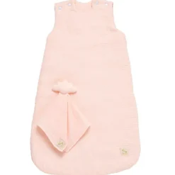 Sauthon Gigoteuse ouatinée + doudou mouchoir Pétale TOG 2,5 (0-6 mois)