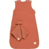 Sauthon Gigoteuse ouatinée + doudou mouchoir Terracotta TOG 2,5 (0-6 mois)