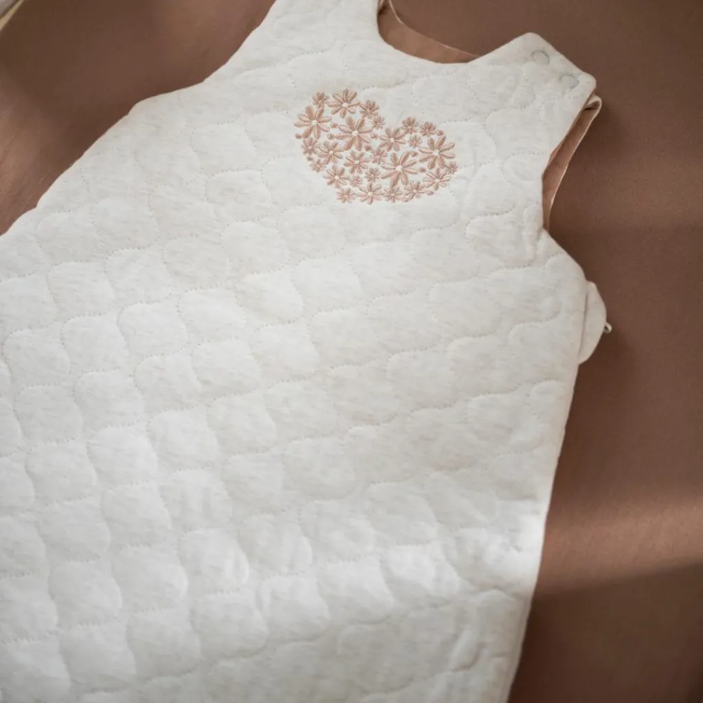 Gigoteuse ouatinée Petit Cœur Crème TOG 4 (0-6 mois) Gigoteuse Hiver