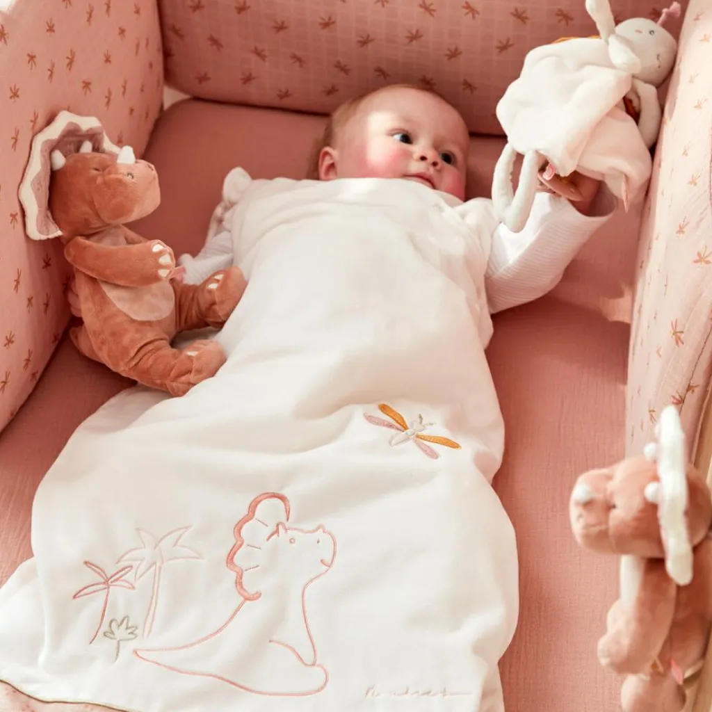 Noukie's Gigoteuse Popsie en veloudoux écru TOG 2-3,5 (100 cm)