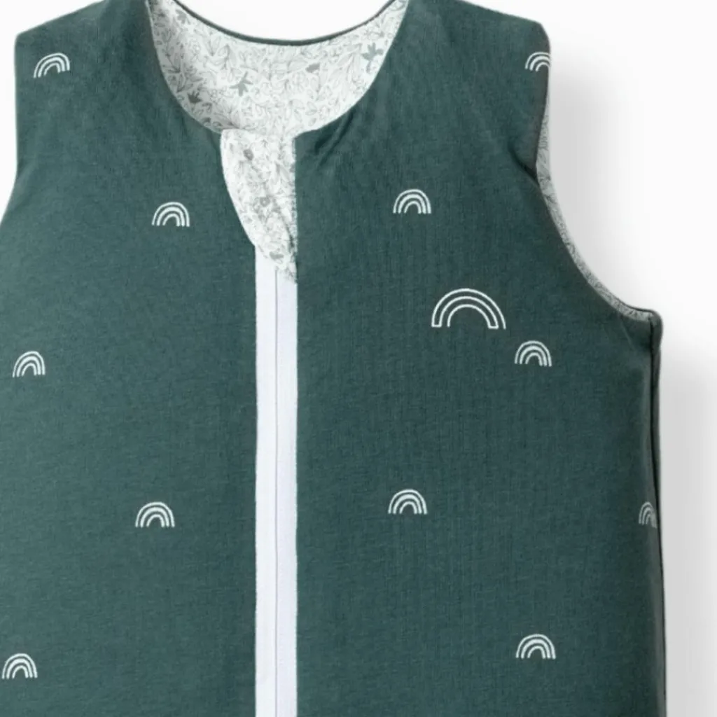 Les petites billes Gigoteuse réversible 4 saisons verte écureuils 18-36 mois