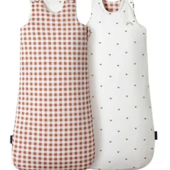 Les petites billes Gigoteuse réversible 4 saisons vichy 0-6 mois