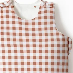 Les petites billes Gigoteuse réversible 4 saisons vichy 18-36 mois