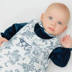 Tartine et Chocolat Gigoteuse Toile de Jouy bleu (3-9 mois)