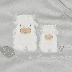 Noukie's Gigoteuse vert sauge brodée en Veloudoux (100 cm)