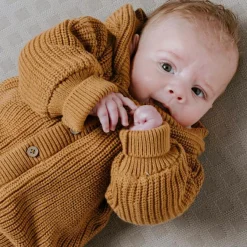 New Gilet chaud à capuche Soul caramel (3 mois) Tenue De Naissance