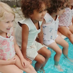 Konges Slojd Gilet de natation Avery Fleur anglaise (2-3 ans)