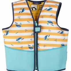 Swim Essentials Gilet de natation Baleine jaune-blanc (4-6 ans)