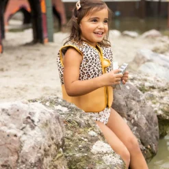 Clearance Gilet de natation Léopard beige (2-3 ans) Gilet De Natation