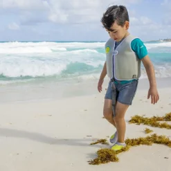 BBLUV Gilet de natation évolutif Näj Gris (1-3 ans)