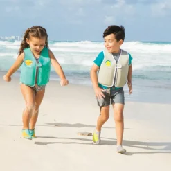 BBLUV Gilet de natation évolutif Näj Gris (1-3 ans)