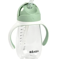 Enfant Béaba Gourde à paille vert sauge (300 ml)