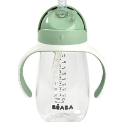 Enfant Béaba Gourde à paille vert sauge (300 ml)