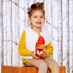 New Gourde à paille Zoo renard (350 ml) Enfant Gourde Enfant