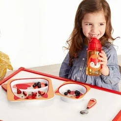 New Gourde à paille Zoo renard (350 ml) Enfant Gourde Enfant