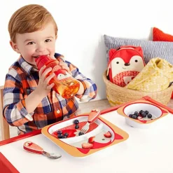 New Gourde à paille Zoo renard (350 ml) Enfant Gourde Enfant