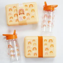 Enfant A Little Lovely Company Gourde Arc-en-ciel (450 ml)