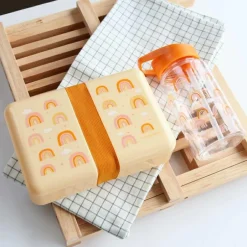 Enfant A Little Lovely Company Gourde Arc-en-ciel (450 ml)