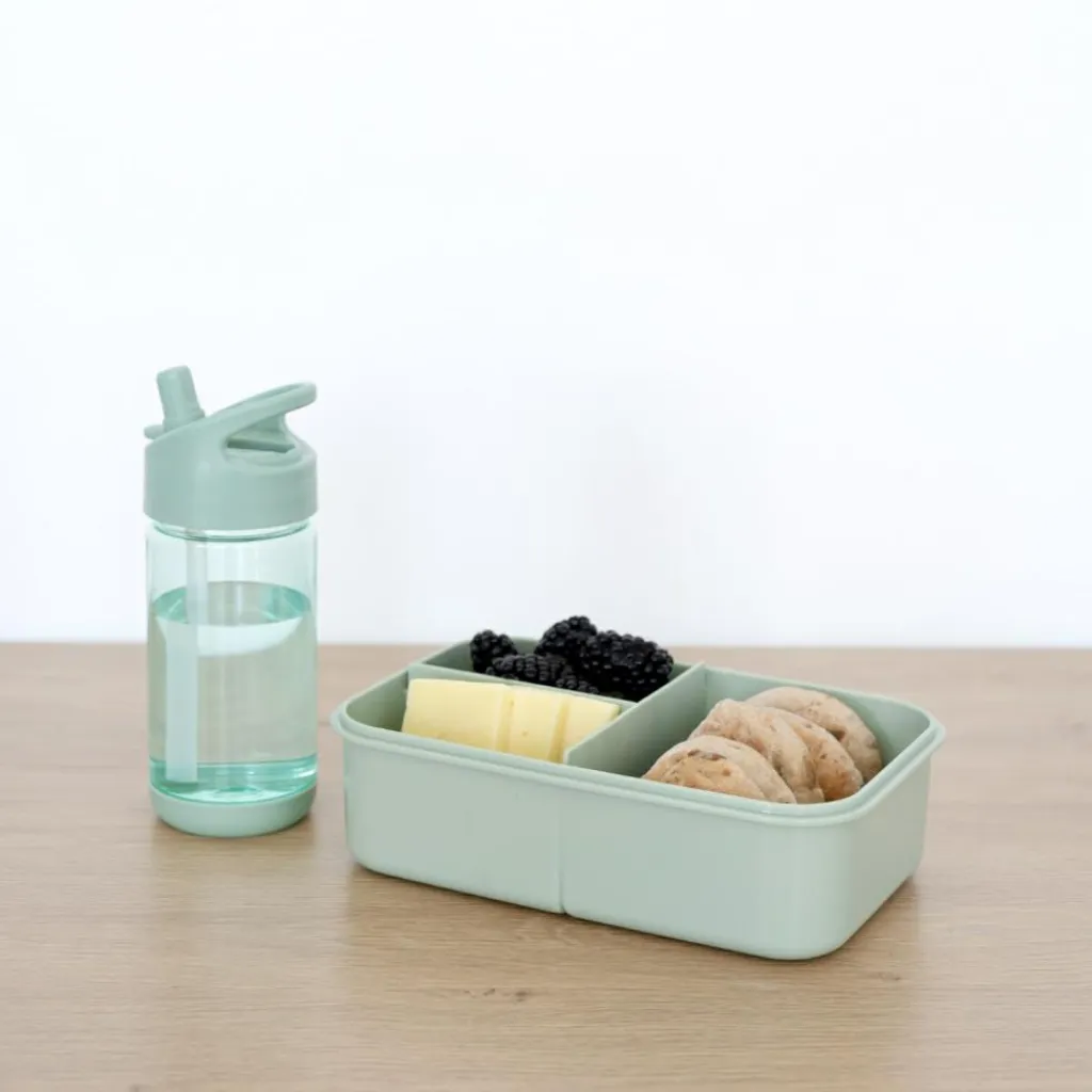 Enfant 3 sprouts Gourde en plastique recyclé Verte