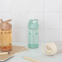 Enfant 3 sprouts Gourde en plastique recyclé Verte