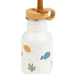 Enfant Done by Deer Gourde inox Sea friends beige (350 ml)