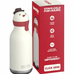 Enfant Asobu Gourde isotherme Bestie Bonhomme de neige (460 ml)