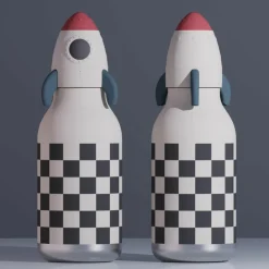 Gourde isotherme Bestie Fusée (460 ml) Enfant Gourde Enfant