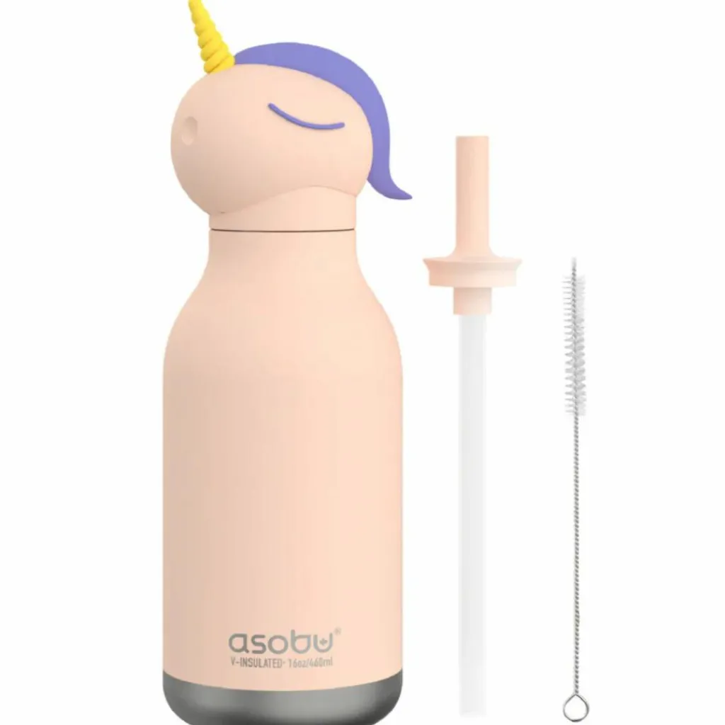 Enfant Asobu Gourde isotherme Bestie Licorne (460 ml)