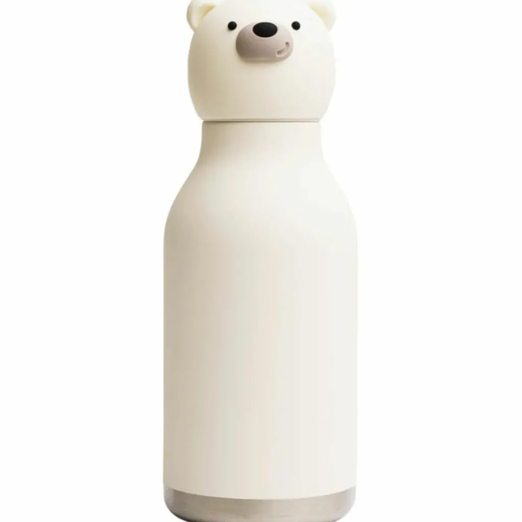 Enfant Asobu Gourde isotherme Bestie Ours Blanc (460 ml)
