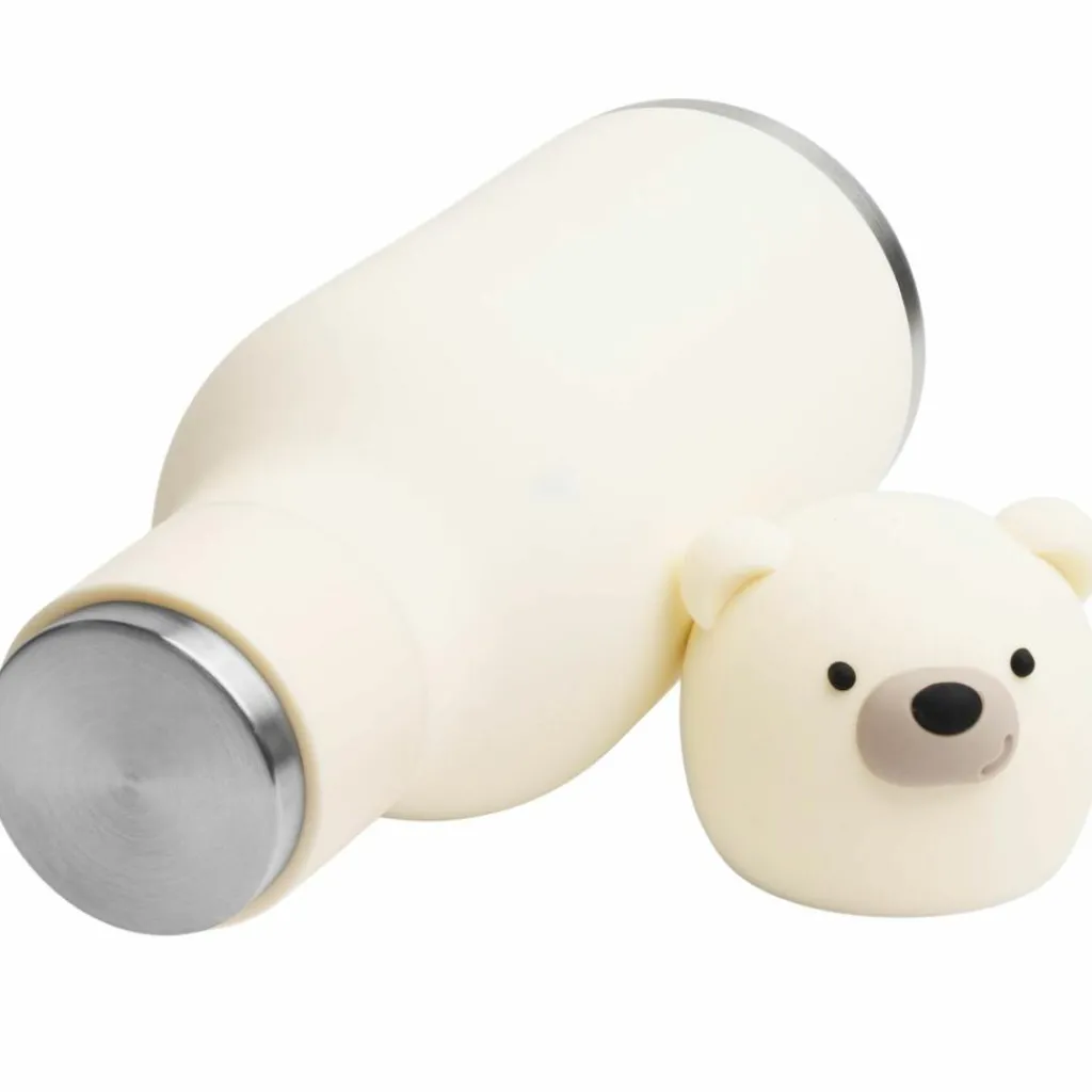 Enfant Asobu Gourde isotherme Bestie Ours Blanc (460 ml)