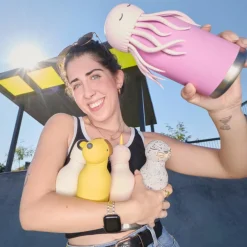 Enfant Asobu Gourde isotherme Bestie Pieuvre (460 ml)