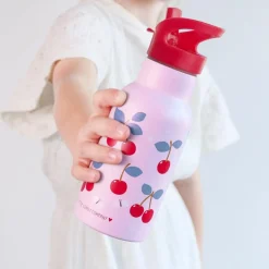Enfant A Little Lovely Company Gourde isotherme Cerises (350 ml)