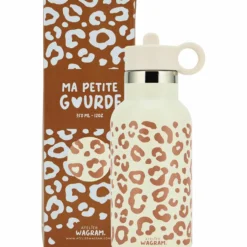 Enfant Atelier Wagram Gourde isotherme Léopard Crème (350 ml)