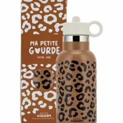Enfant Atelier Wagram Gourde isotherme Léopard Marron (350 ml)