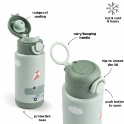 Gourde isotherme Playground Vert (340 ml) Enfant Gourde Enfant