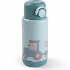 Enfant Done by Deer Gourde isotherme Tiny farm Bleu (340 ml)