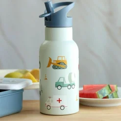 Enfant A Little Lovely Company Gourde isotherme Véhicules (350 ml)