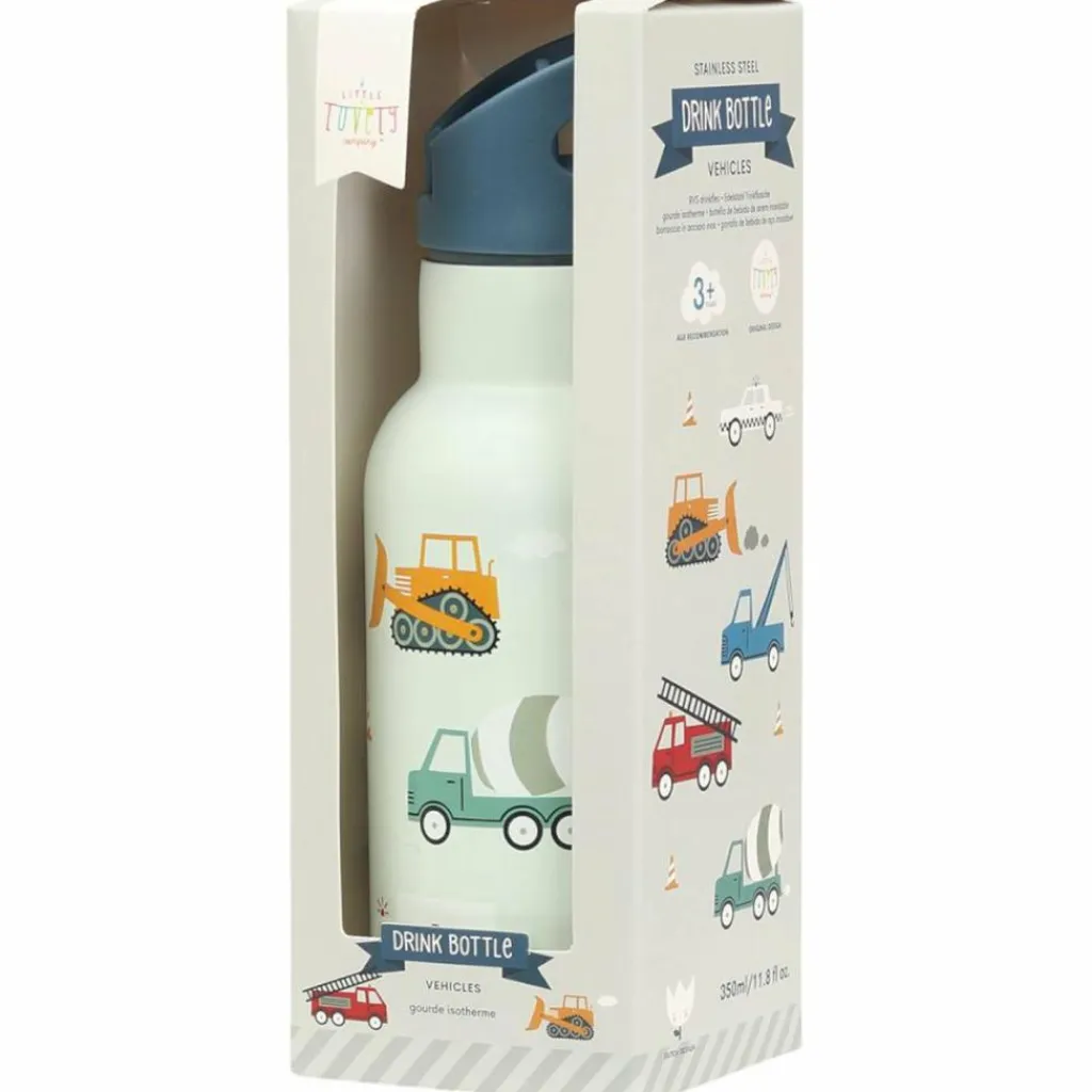 Enfant A Little Lovely Company Gourde isotherme Véhicules (350 ml)