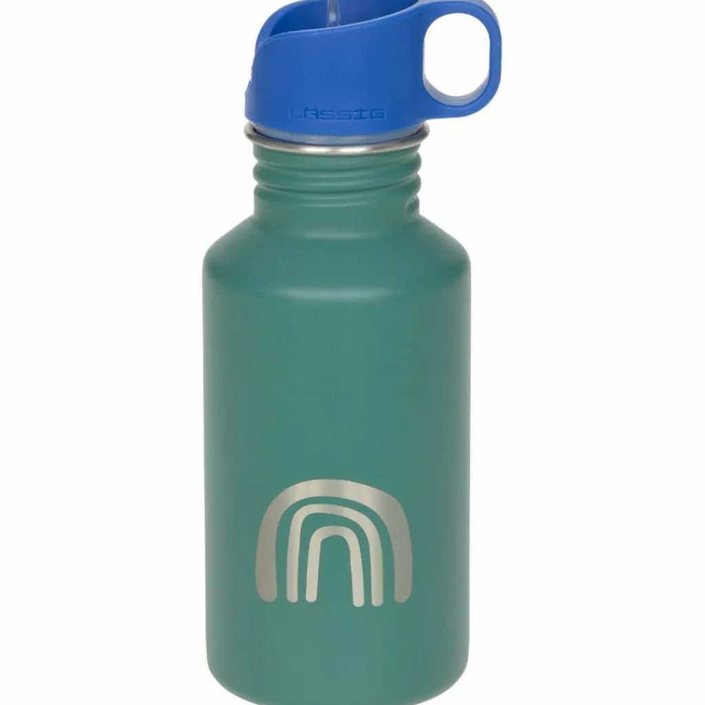 Enfant Lässig Gourde pour enfant inox Little Gang arc-en-ciel