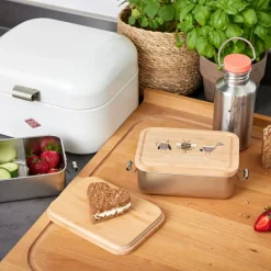 Enfant Lässig Gourde pour enfant inox Nature