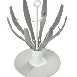 Béaba Égoutte biberons pliable fleur gris