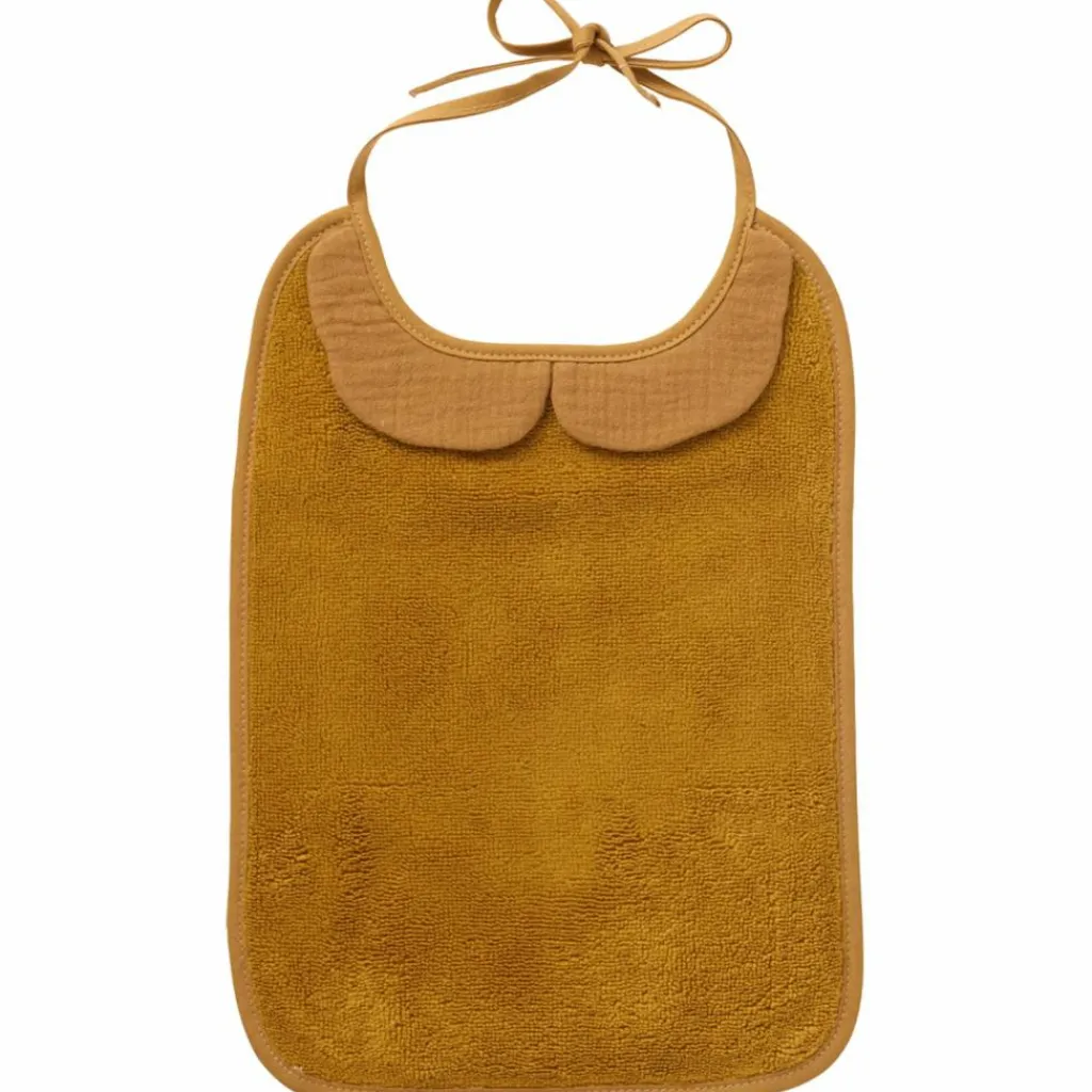 Hot Grand bavoir bambou et gaze de coton havane Bavoirs