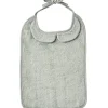Online Grand bavoir Soft bambou et gaze de coton vert de gris Bavoirs
