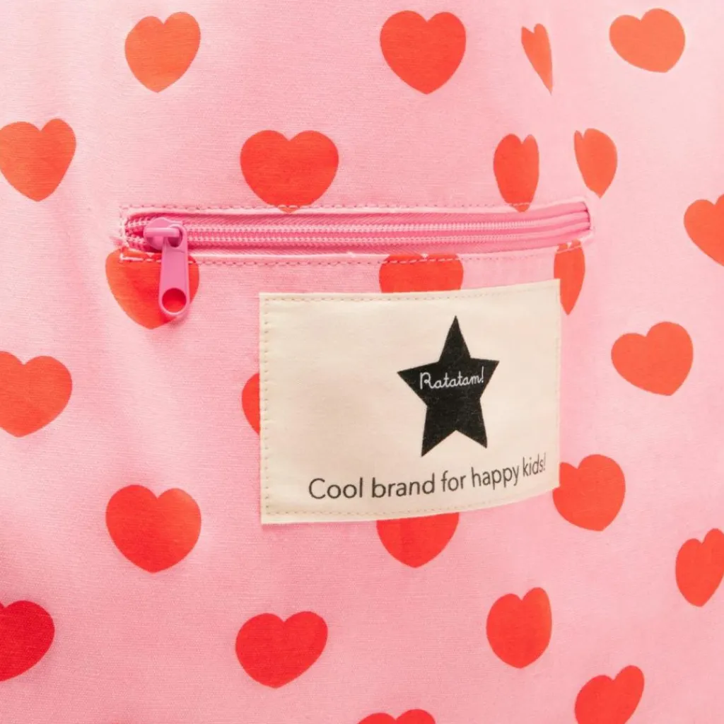 New Grand cabas Rouge et Cœurs Sac Week-End